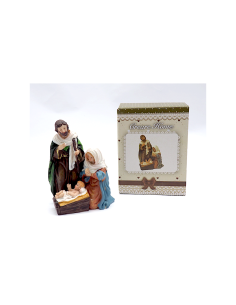 Natività di Natale I misura H11,8x6x9,3cm, Statuina in Poliresina, Dettagli Realistici