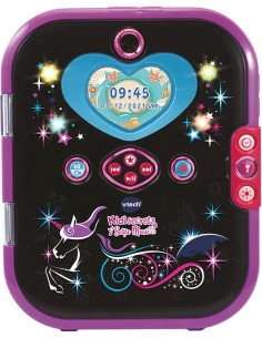 KIDISECRETS SELFIE MUSIC 2.0 BLACK, DIARIO SEGRETO INTERATTIVO, DOPPIA FOTOCAMERA E MP3, 6+ ANNI