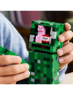 LEGO MINECRAFT, CREEPER, ACTION FIGURE MOB SNODABILE CON SCOMPARTO SEGRETO, 10+ ANNI 2