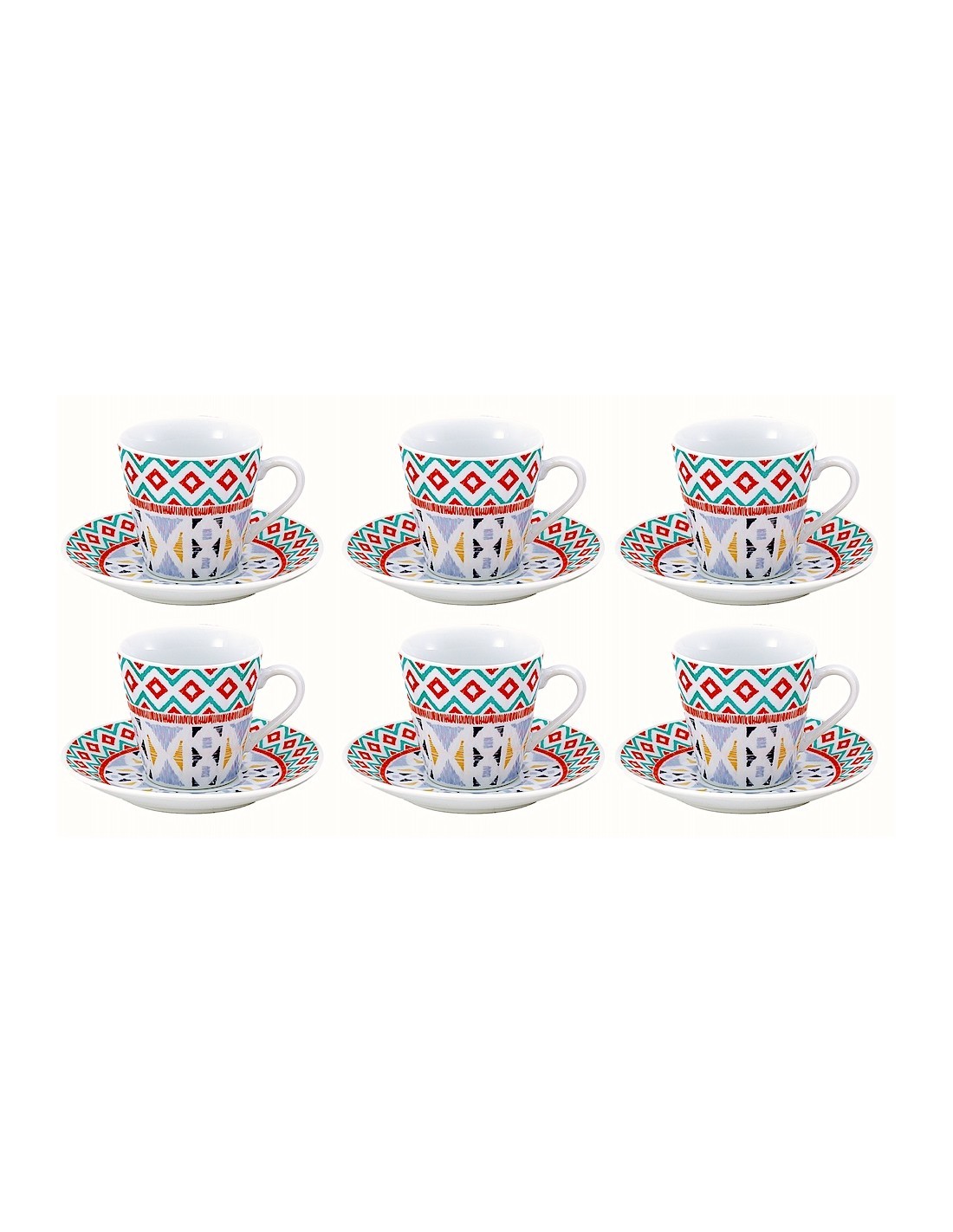 GRACE2 SET 6TZ CAFFE 25553 CON PIATTO