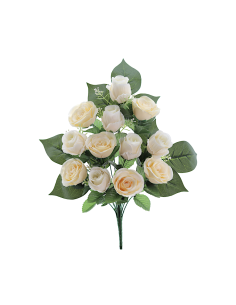 MAZZO 5505-01 ROSE BIANCHE CON BOCCIOLI