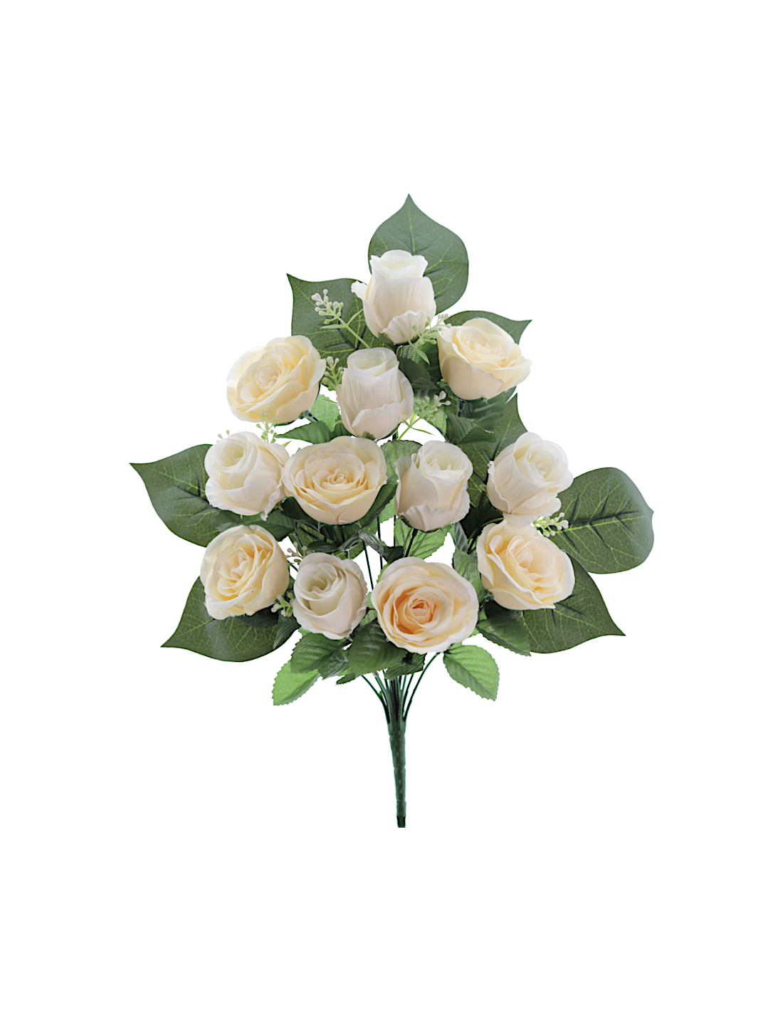 MAZZO 5505-01 ROSE BIANCHE CON BOCCIOLI