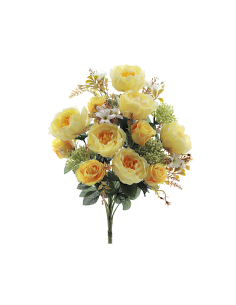 MAZZO 5559-02 PEONIE GIALLE CON BOCCIOLI