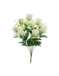 MAZZO 8757-01 ROSE BIANCHE CON BOCCIOLI
