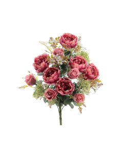 MAZZO 5559-51 PEONIE VIOLA CON BOCCIOLI