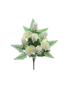 MAZZO 8705-01 ROSE BIANCHE CON BOCCIOLI