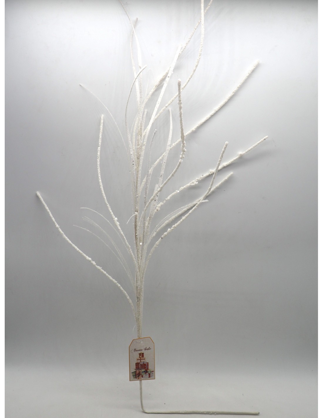 PICK BRILLANTATO H93CM BIANCO su TreG Ingrosso