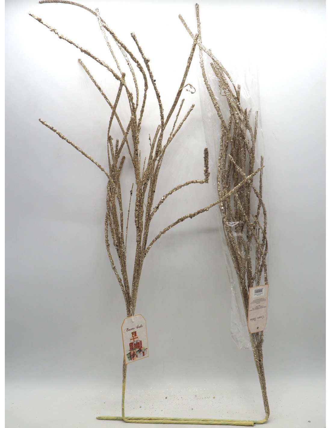 PICK BRILLANTATO H93CM CHAMPAGNE su TreG Ingrosso