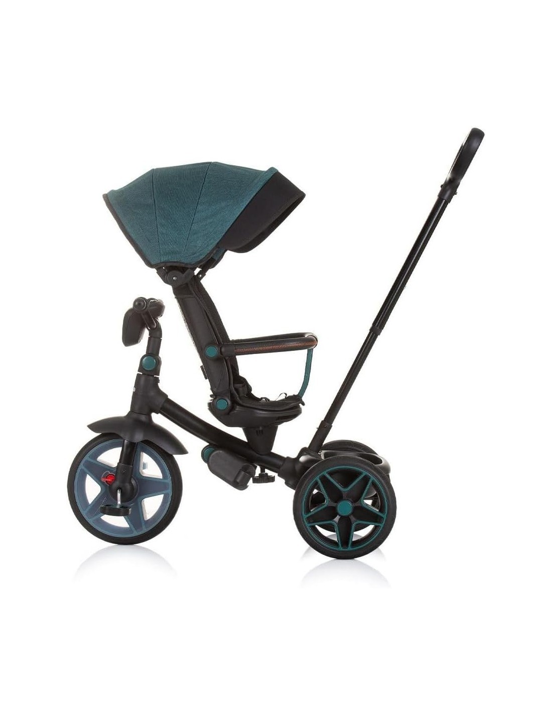 TRICICLO, CHIPOLINO DERBY TEAL 2 IN 1, OTTANIO, 18 MESI, 80X50X105 CM
