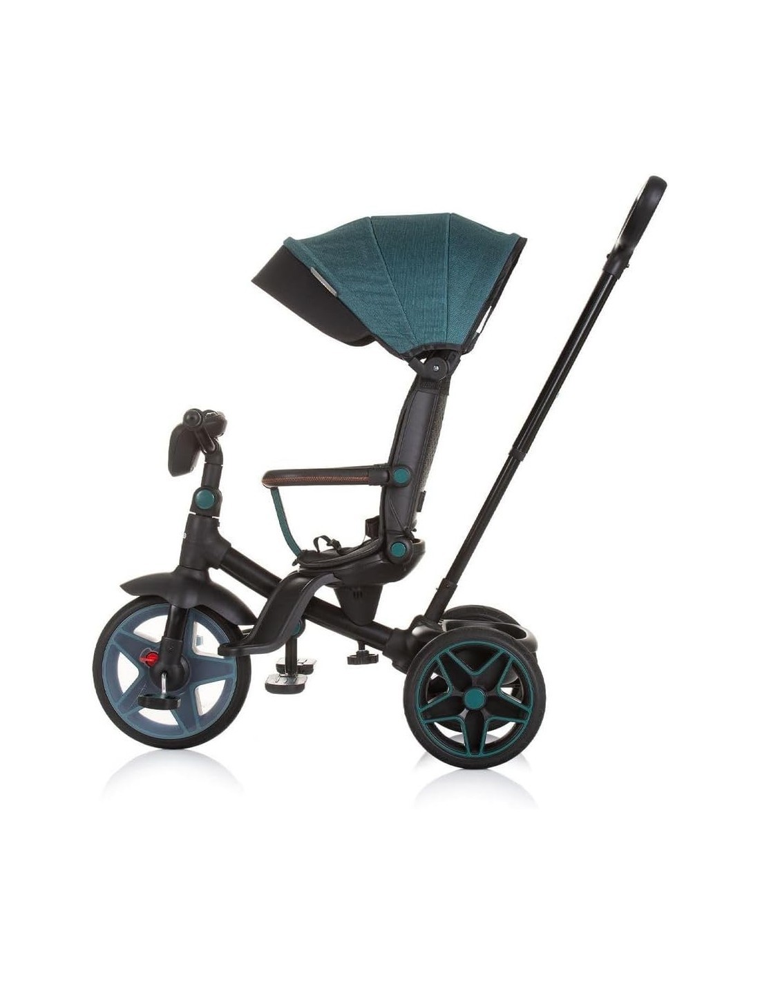 TRICICLO, CHIPOLINO DERBY TEAL 2 IN 1, OTTANIO, 18 MESI, 80X50X105 CM