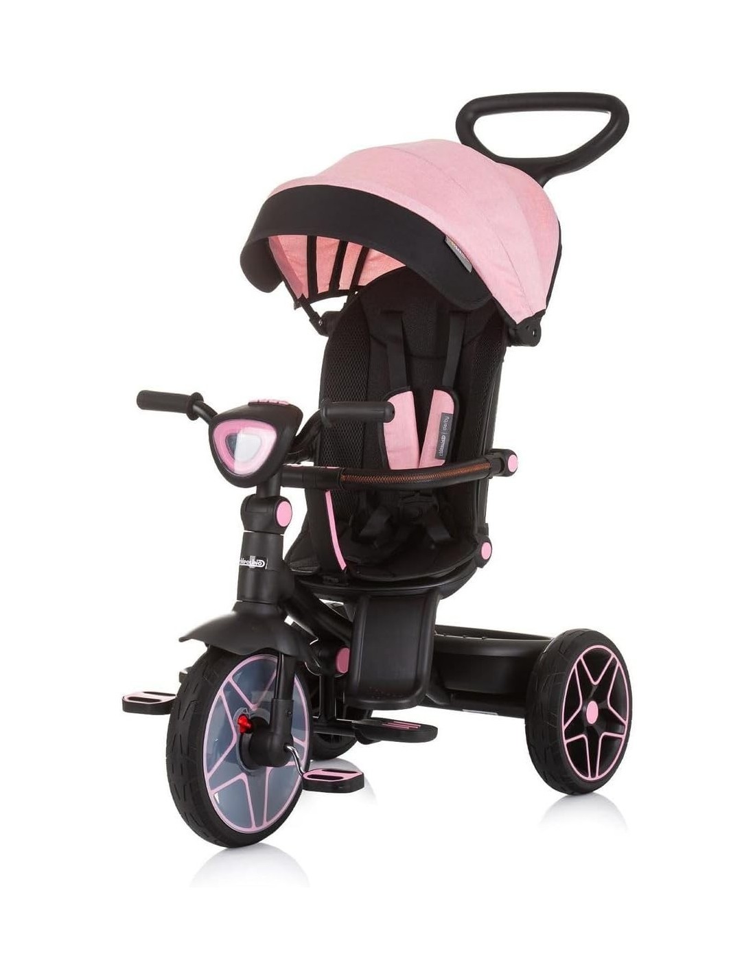 TRICICLO, CHIPOLINO DERBY, FLAMINGO, 2 IN 1, 18 MESI, 80X50X105 CM