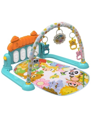 PALESTRINA, ZOO PARTY, BLU, CON PIANO, GIOCO 3 IN 1