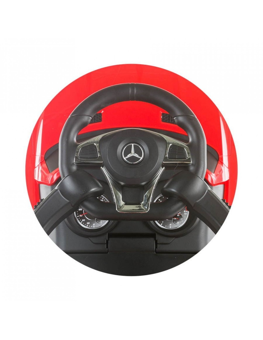 AUTO CAVALCABILE MERCEDES AMG GLE63 ROSSA CON CAPPOTTINA