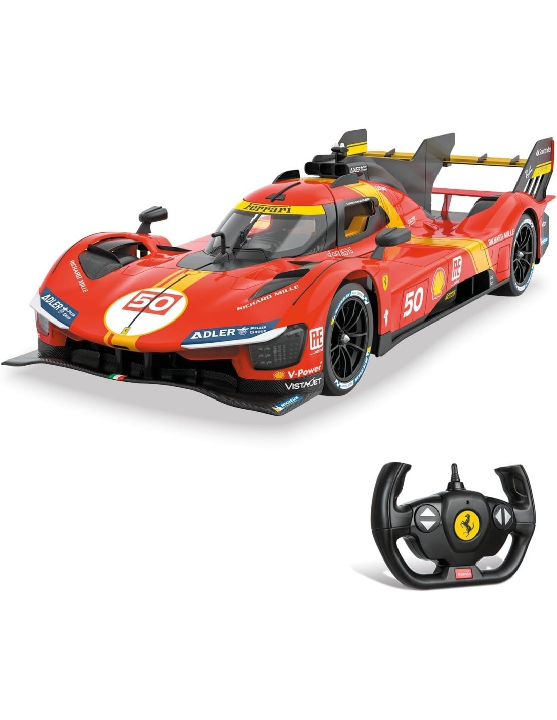 MONDO MOTORS, FERRARI 499P LE MANS, AUTO RADIOCOMANDATA, SCALA 1:14, FINO A 10 KM/H, ROSSO