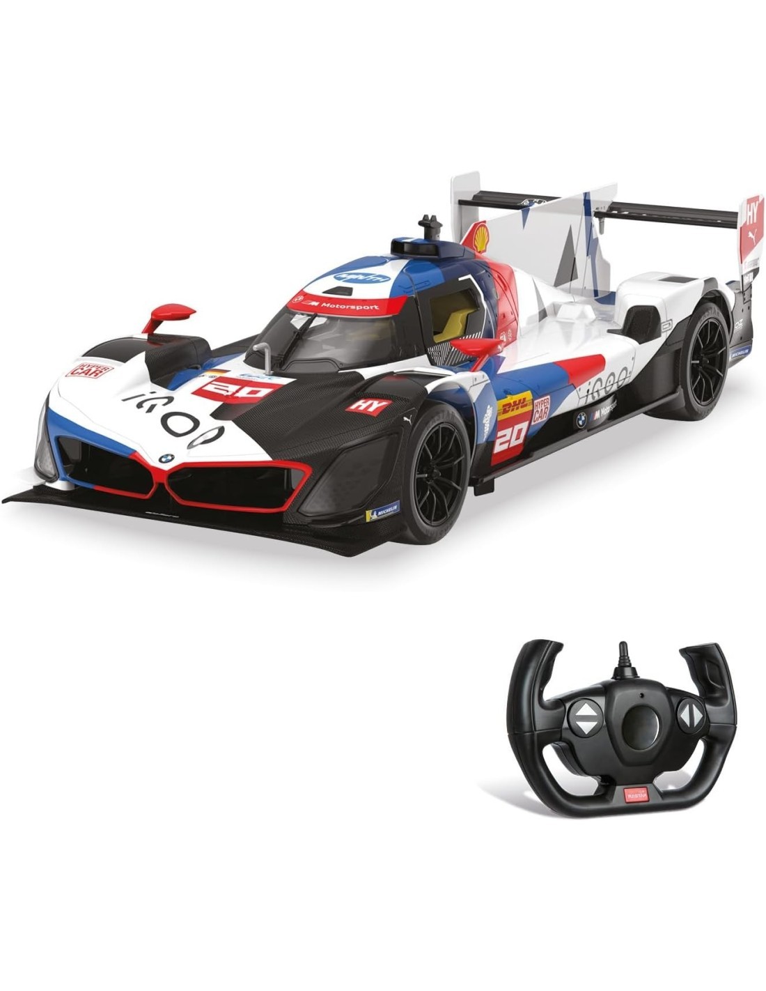 AUTO RADIOCOMANDATA, BMW M HYBRID V8, SCALA 1:14, FINO A 10 KM/H