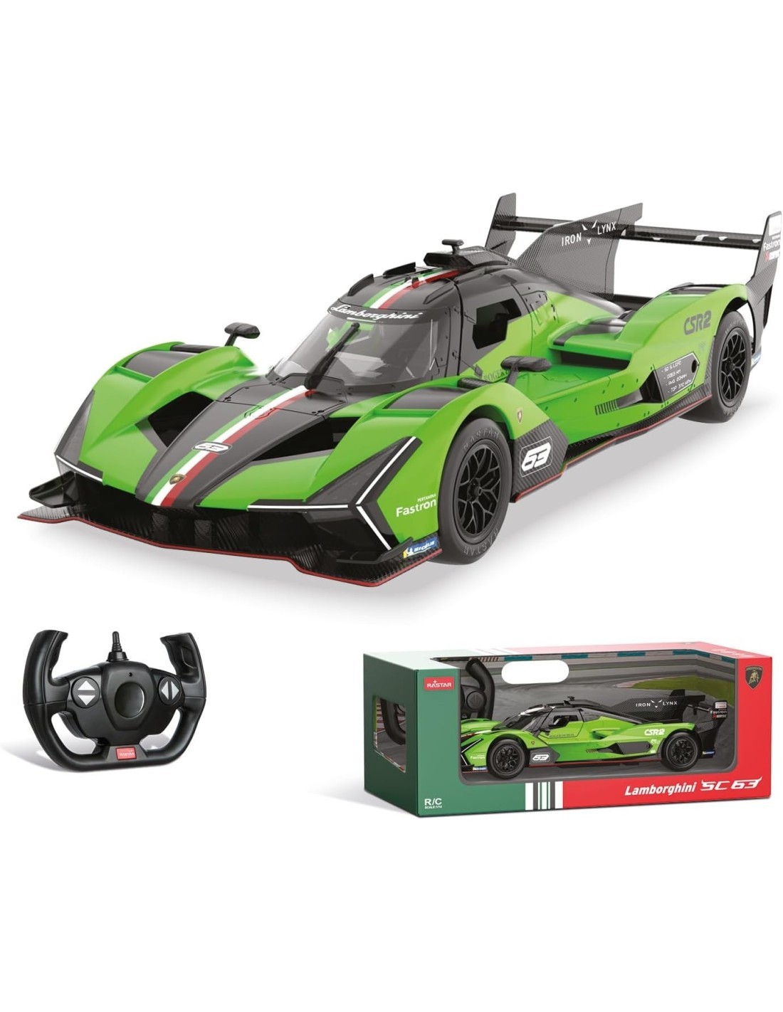 AUTO RADIOCOMANDATA, LAMBORGHINI SC63 R/C 1:14