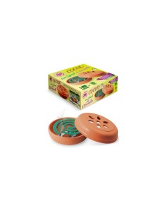 COCCIO TERRACOTTA+10 SPIRALI CITRONELLA