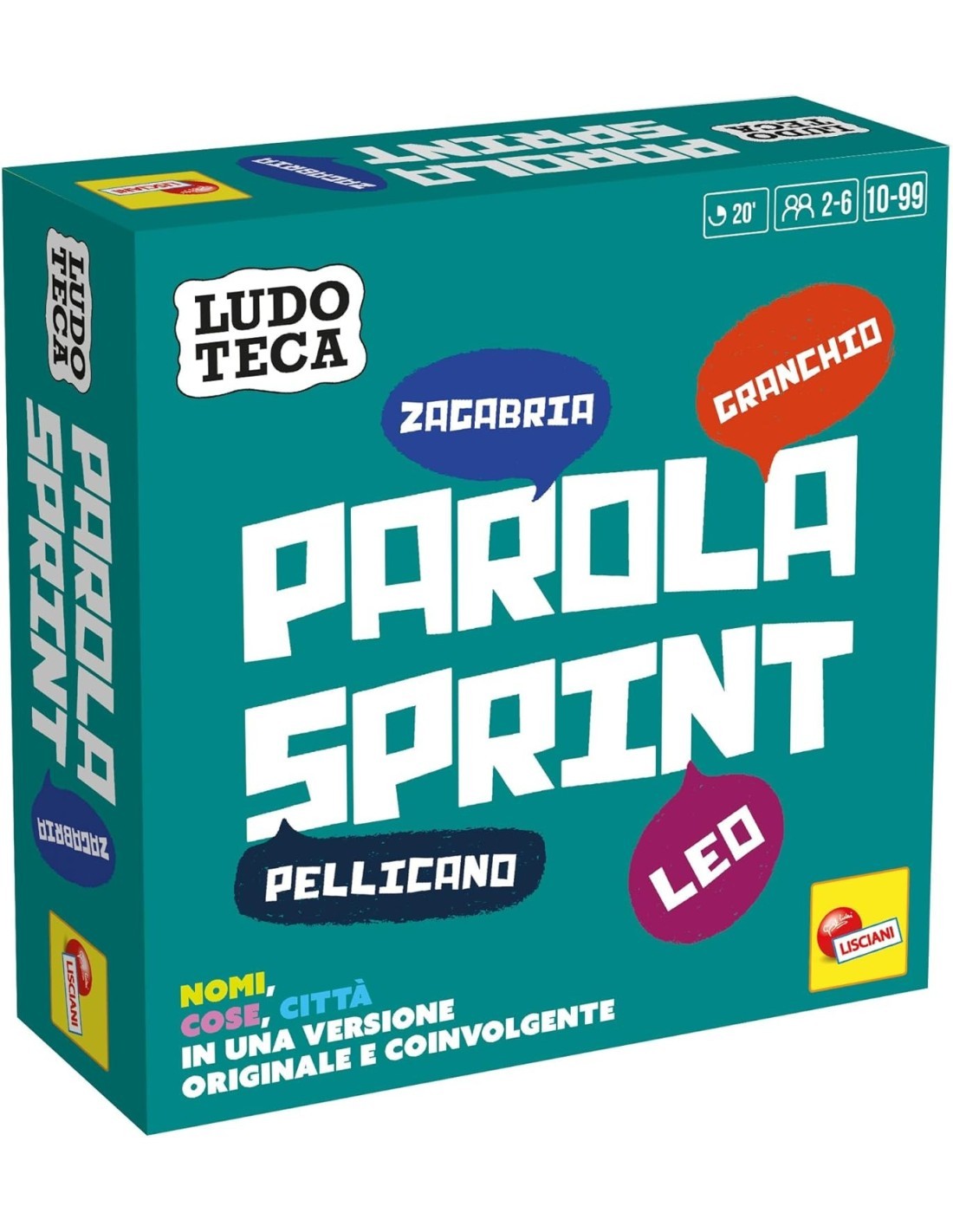 LUDOTECA, PAROLA SPRINT, GIOCO EDUCATIVO, SVILUPPO LINGUAGGIO, GIOCO DA TAVOLO