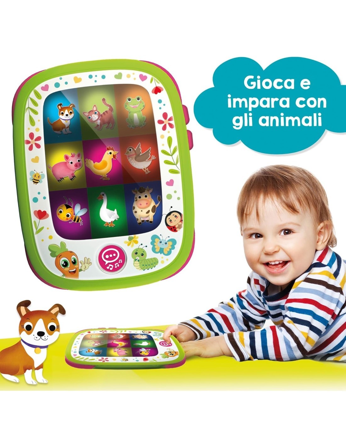CAROTINA BABY TAB, TABLET EDUCATIVO, GIOCO INTERATTIVO, BAMBINI
