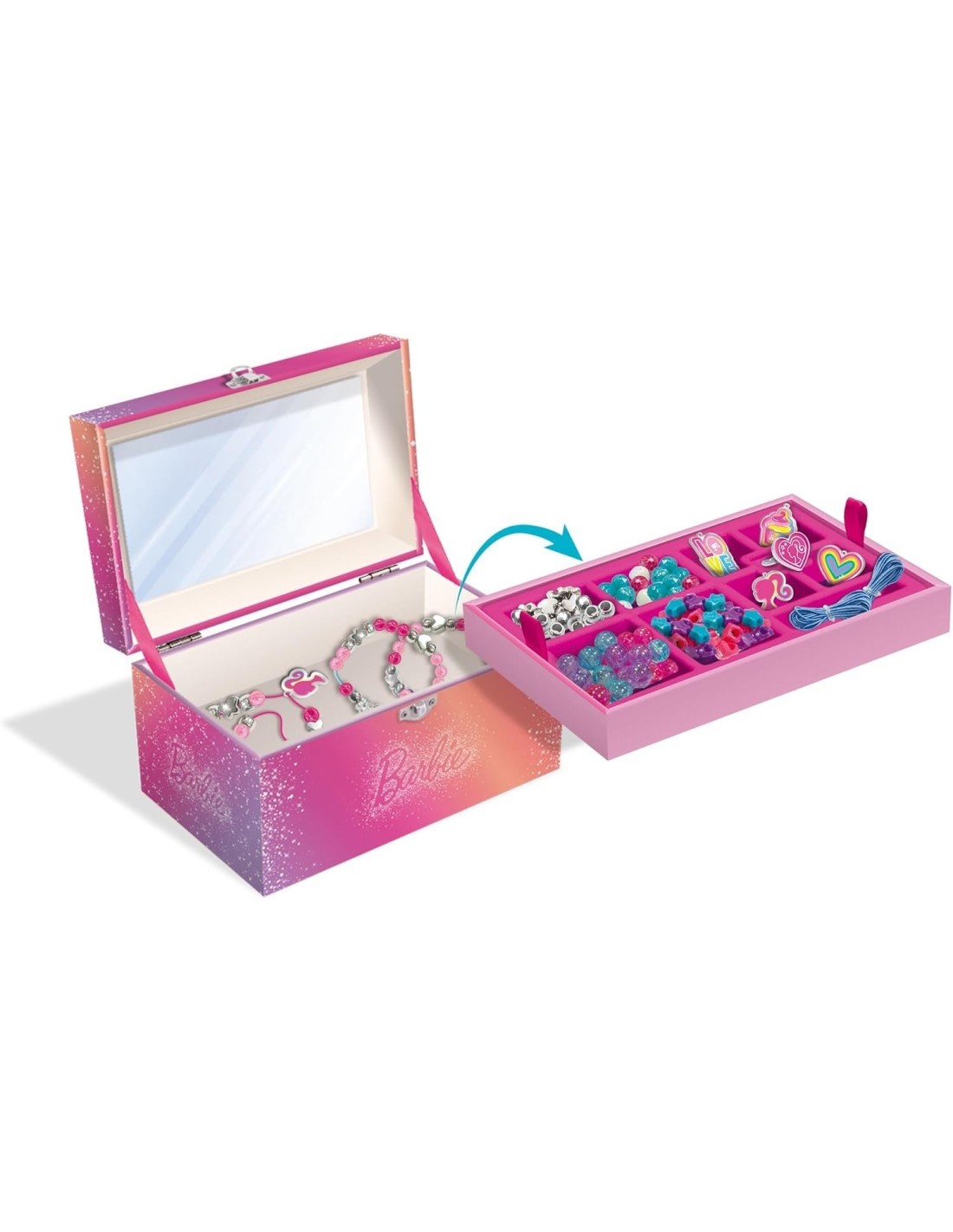 PORTAGIOIE BARBIE  CON KIT PERLINE