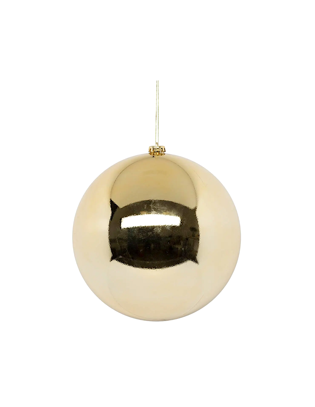 SFERA PLASTICA 25CM DORATO