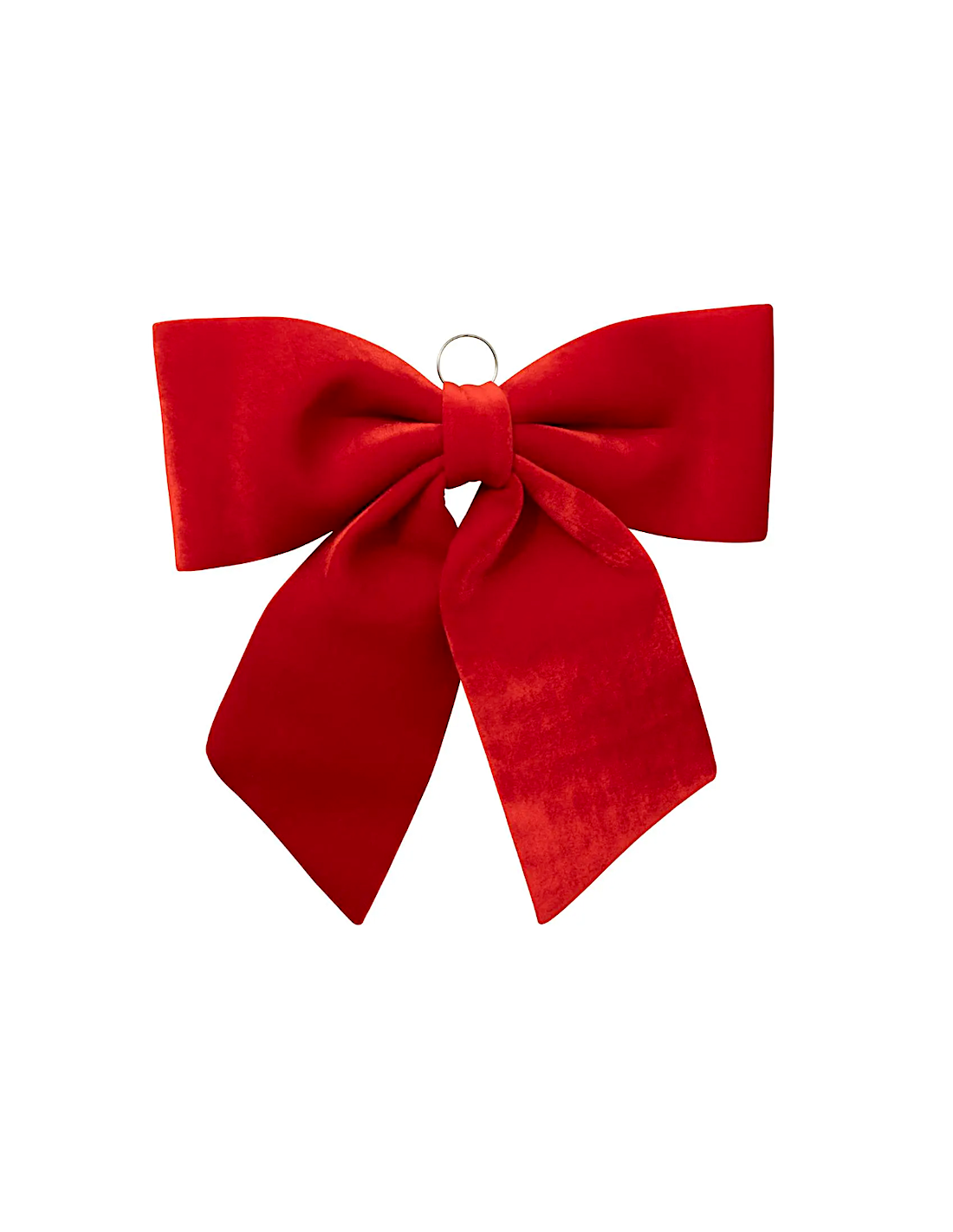 PENDENTE FIOCCO VELLUTO ROSSO 70X67CM