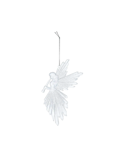 PENDENTE FATA PLASTICA 16CM GLITTERATO
