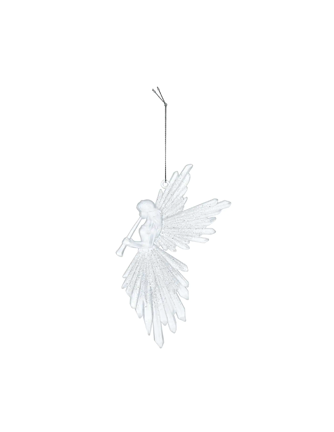 PENDENTE FATA PLASTICA 16CM GLITTERATO