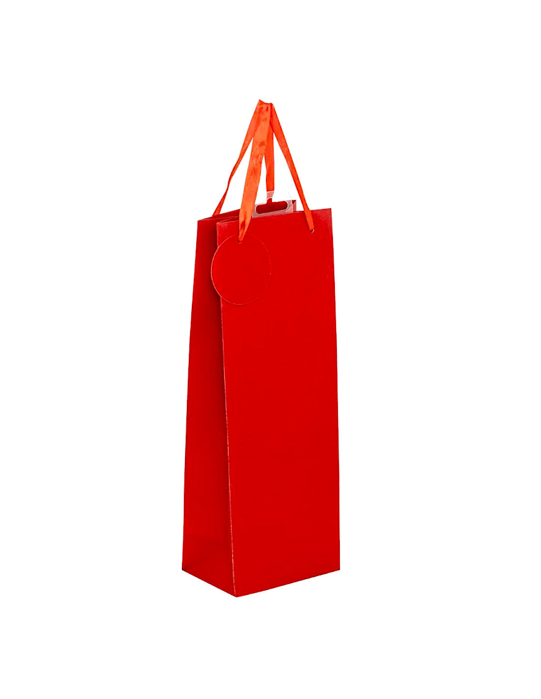 SACCHETTO PORTABOTTIGLIA 12X9X35CM ROSSO