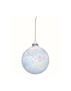 SFERA VETRO 10CM IRIS TRASPARENTE