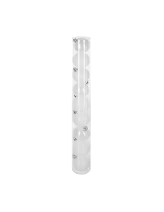 CONF 9 SFERE 6CM BIANCO PLASTICA
