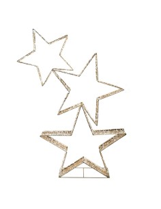 DECORAZIONE STELLE 100X21X178CM 1680LED METALLO/PLASTICA