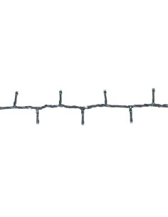 Catena MiniCluster Ø6cm 30m StarFall Light 1660 LED Bianco Caldo, Luci Natalizie Steady+Chasing