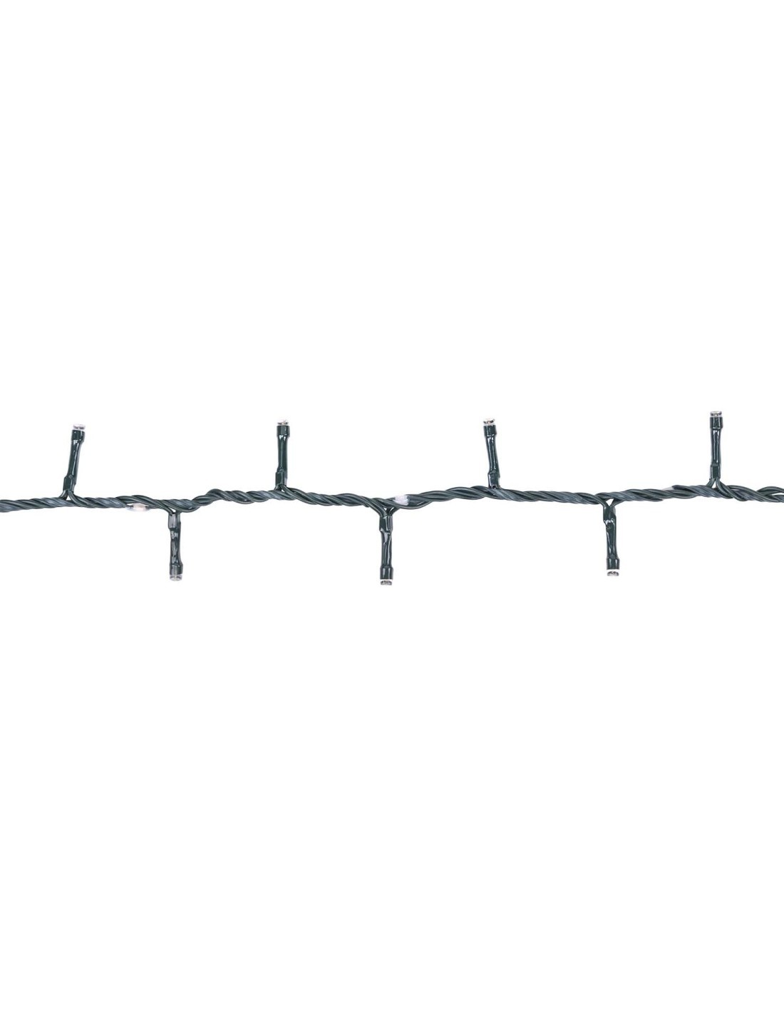 Catena MiniCluster Ø6cm 30m StarFall Light 1660 LED Bianco Caldo, Luci Natalizie Steady+Chasing