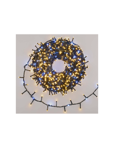 Catena MiniCluster Ø6cm 30m StarFall Light 1660 LED Bianco Caldo e Bianco