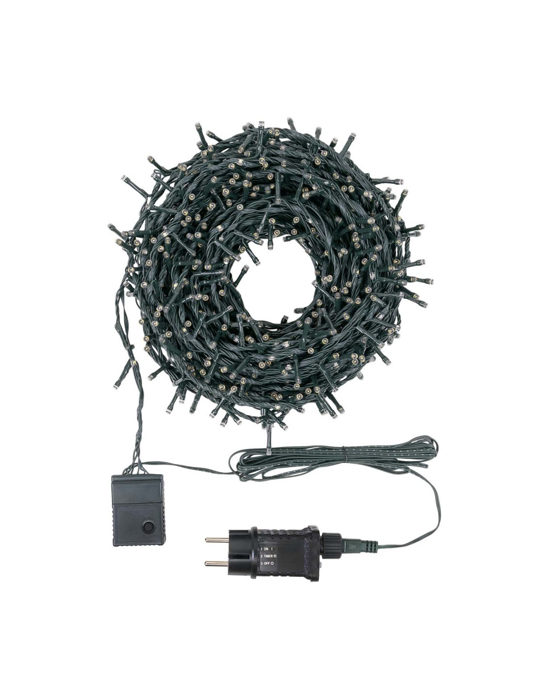 Catena MiniCluster Ø6cm 30m StarFall Light 1660 LED Bianco Caldo e Bianco