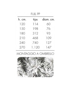 ALBERO DES ALPES 180 FLOCCATO FLORA su TreG Ingrosso