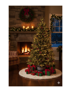 Pinetto di Natale H120cm PE+PVC con 150 LED bianco caldo in vaso, albero artificiale luminoso realistico