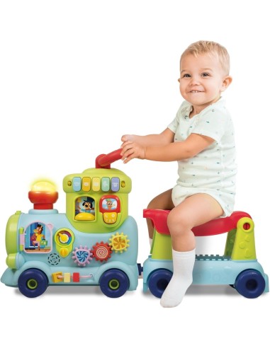 TRENINO CAVALCABILE CAROTINA BABY, INTERATTIVO, EDUCATIVO, LUMINOSO, SUONI, LISCIANI GIOCHI