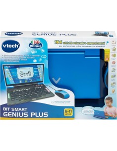 VTECH, BIT SMART GENIUS PLUS NERO, COMPUTER INTERATTIVO BAMBINI, 164 ATTIVITÀ, 6-11 ANNI