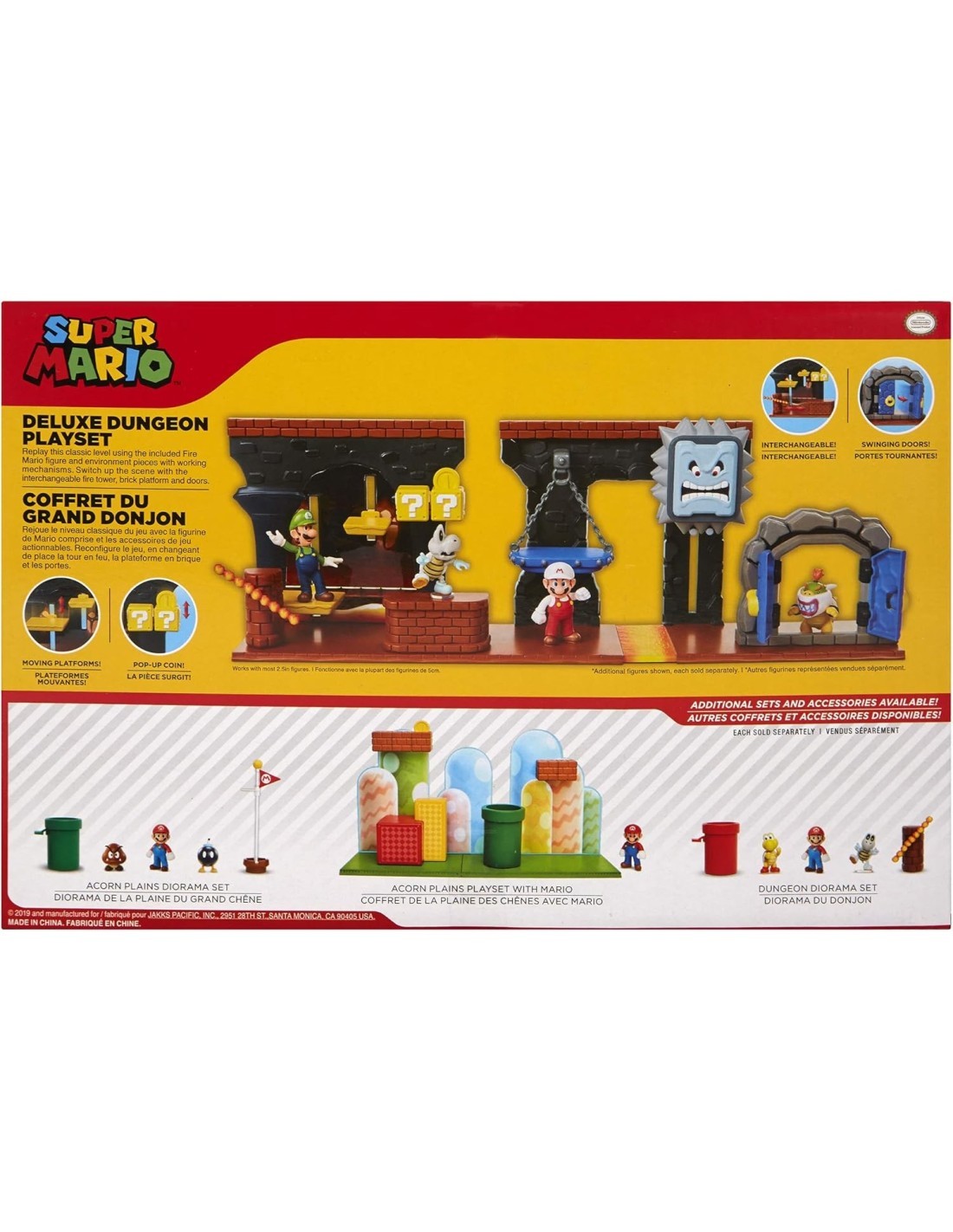 SUPER MARIO  PLAYSET DUNGEON DELUXE