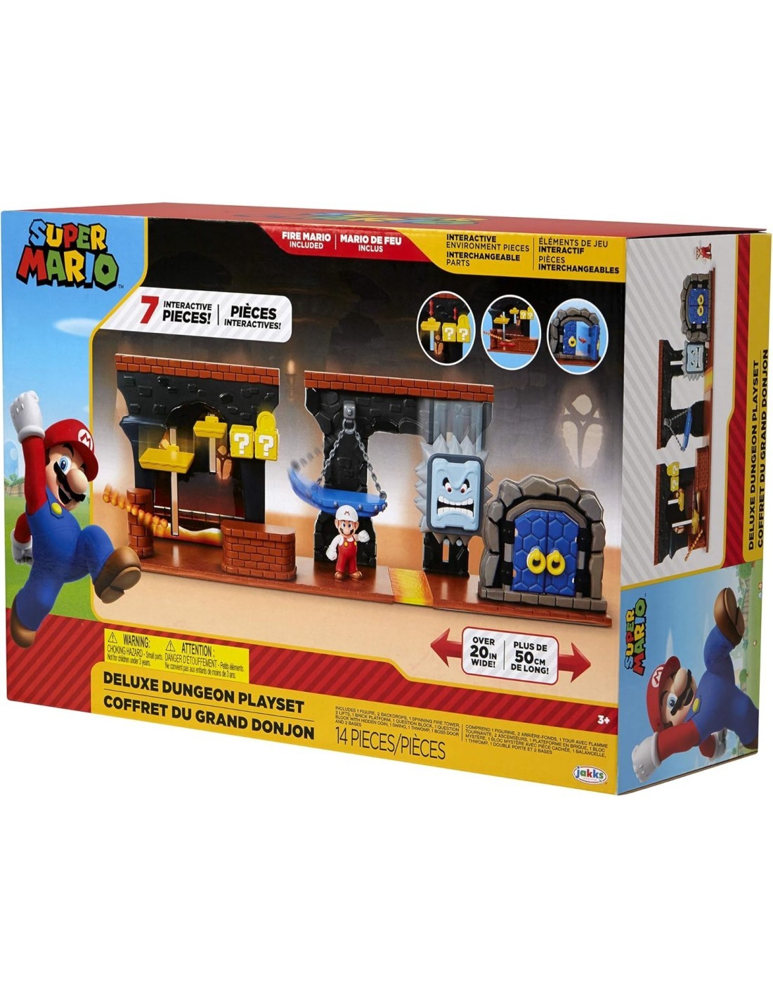 SUPER MARIO  PLAYSET DUNGEON DELUXE