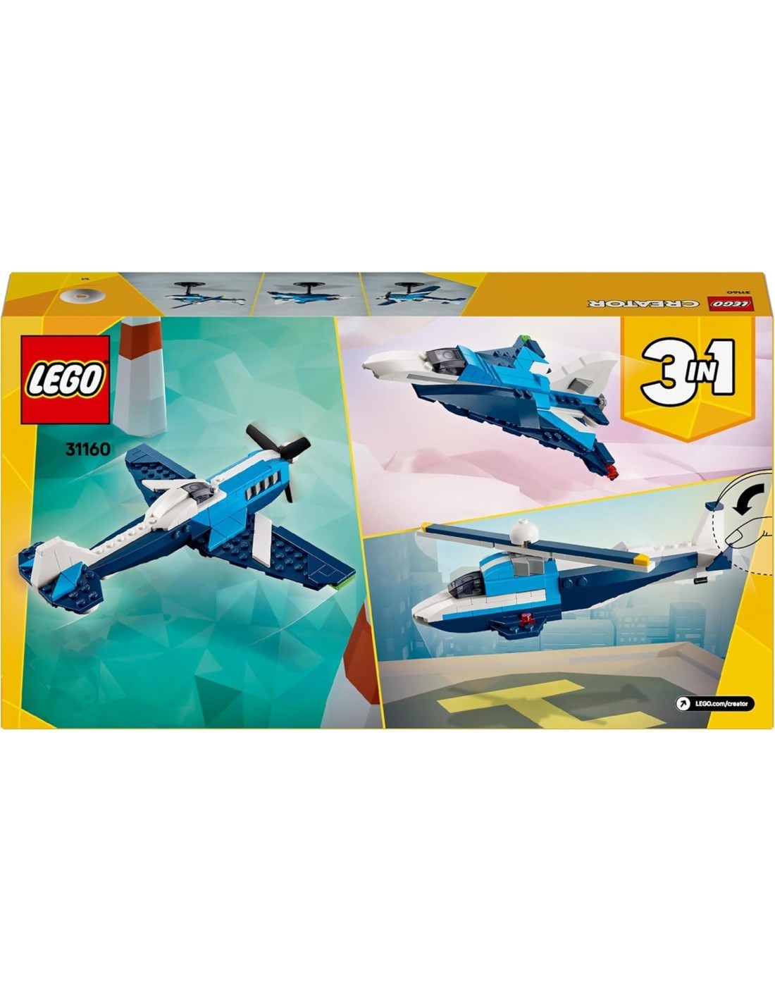 LEGO CREATOR VELIVOLO: AEREO DA COMPETIZIONE
