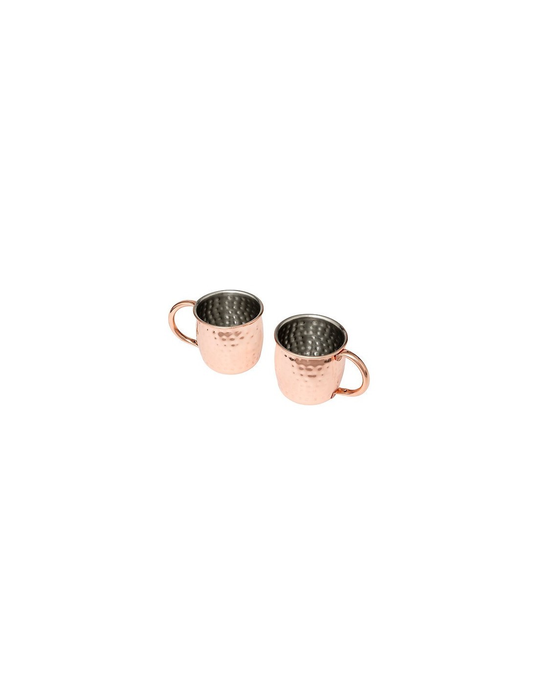 Set 2 bicchieri Moscow Mule in acciaio inox 47 cl