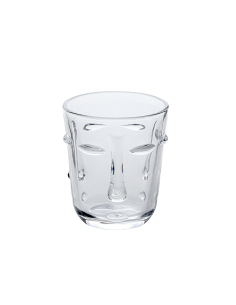 Set 6 bicchieri bassi Face trasparente 30 cl
