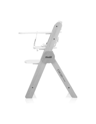 Chipolino Seggiolone in legno Cacao – Grigio