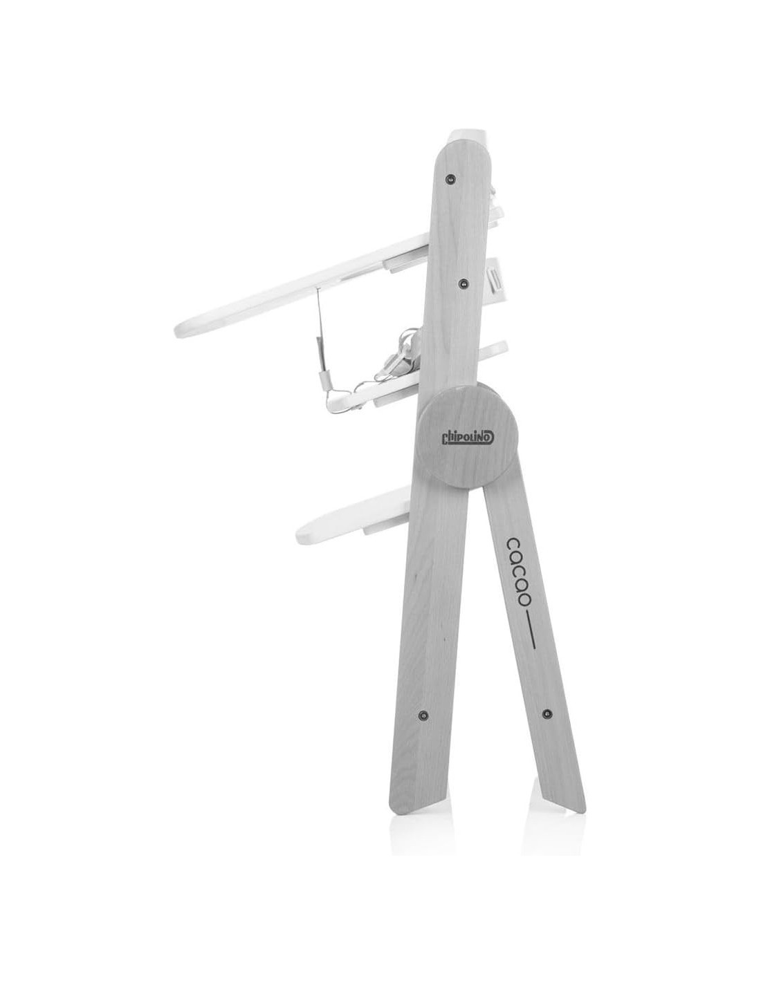 Chipolino Seggiolone in legno Cacao – Grigio