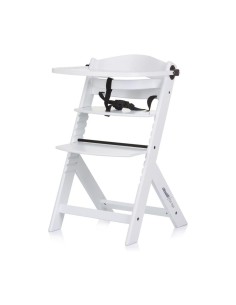 Chipolino Seggiolone Tip Top in legno Whitely – Regolabile e sicuro