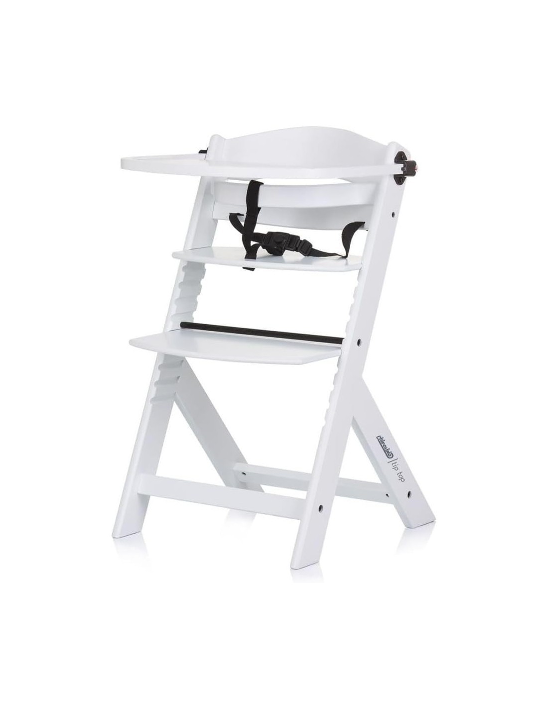 Chipolino Seggiolone Tip Top in legno Whitely – Regolabile e sicuro