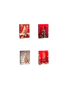 SACCHETTO REGALO 113843 NATALIZIO 33X10X46CM ASSORTITO
